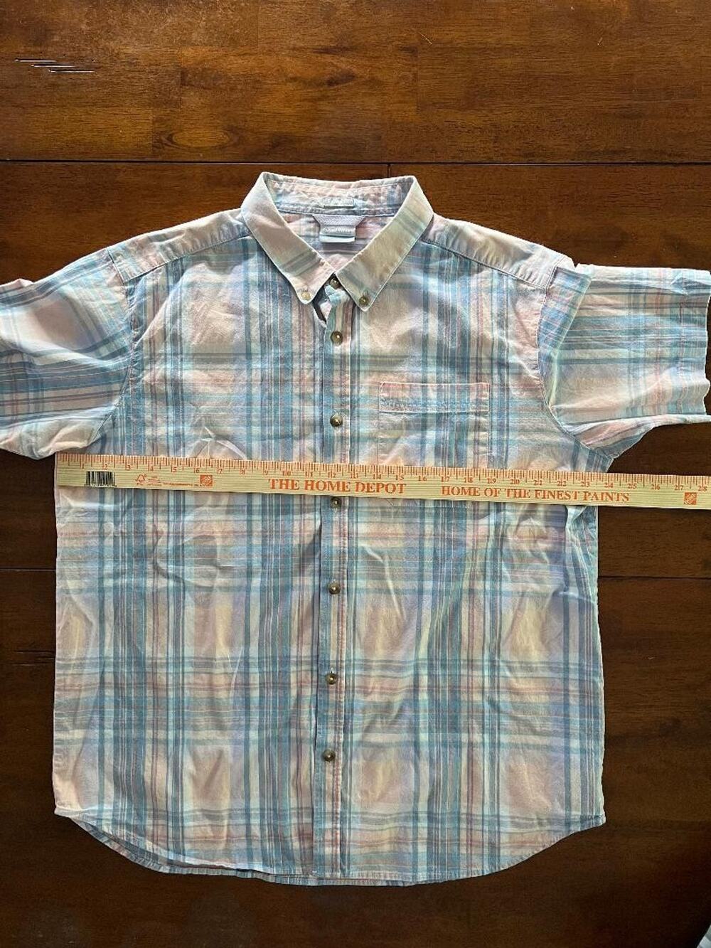 Mens Columbia Regular Fit Short Sleeve Button Up Shirt, Size XL